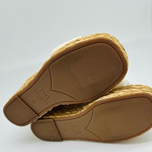 Marc Fisher Women's Shoes Marc Fisher Navina Espadrille Wedge Sandal Leather - Picture 7 of 7